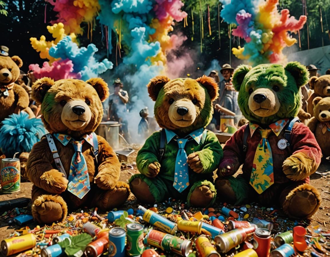 Teddy Bears' Psychedelic Trip at Woodstock