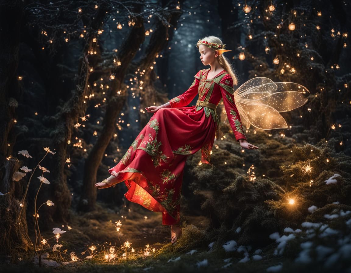 Enchanting Elves and Fairies in a Magical Tale