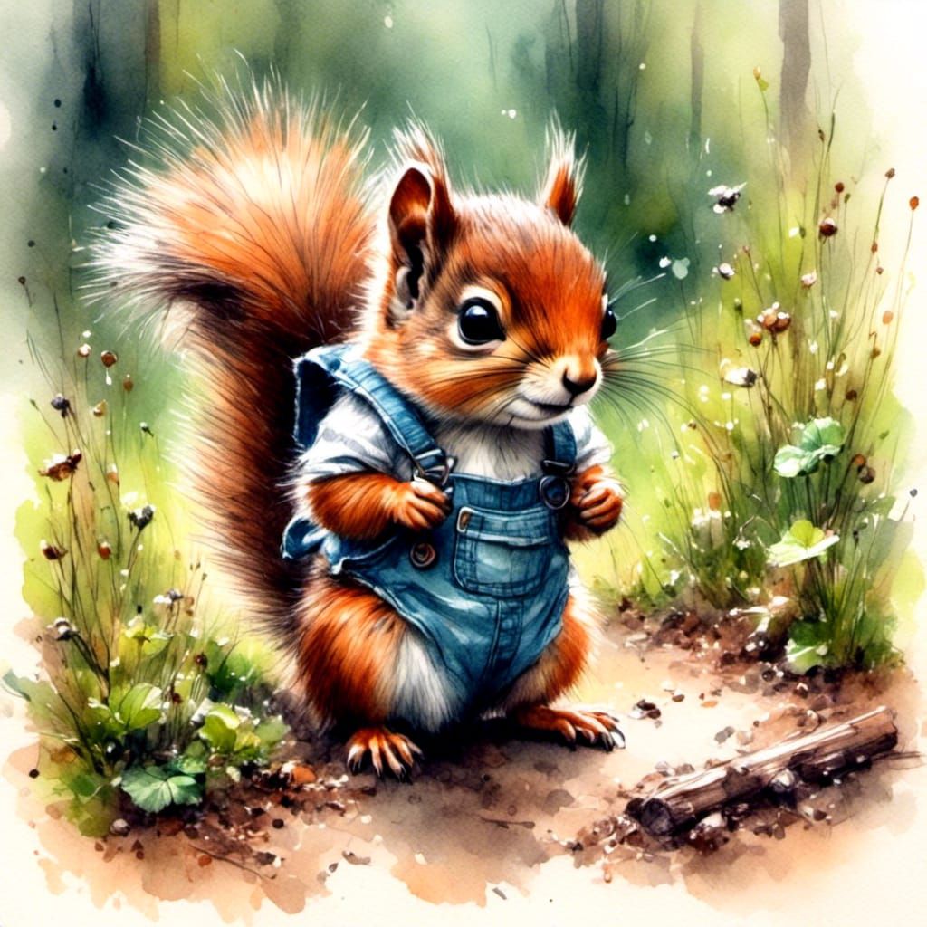 Little squirrel's adventures