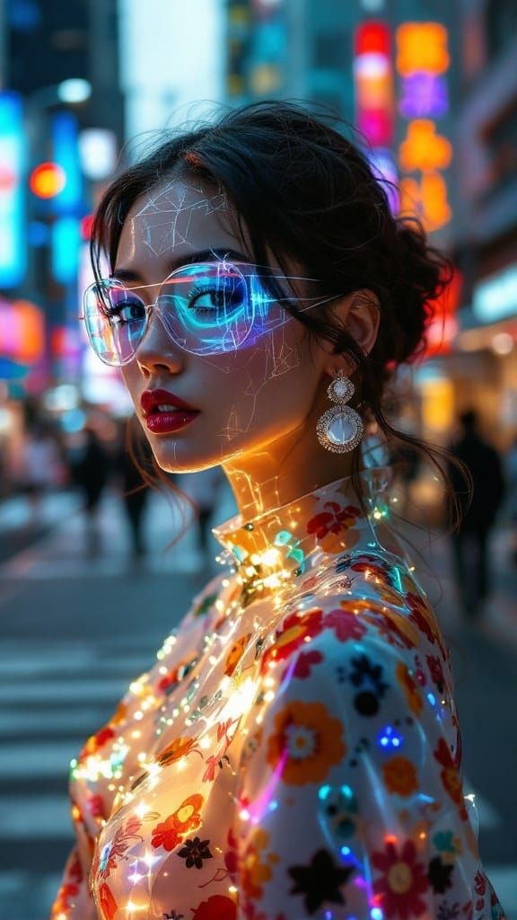 Neoclassical Fashionista Unveils Transparent Urban Landscape