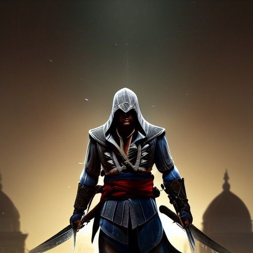 Assassin's Creed Masterpiece in Dark Fantasy Style