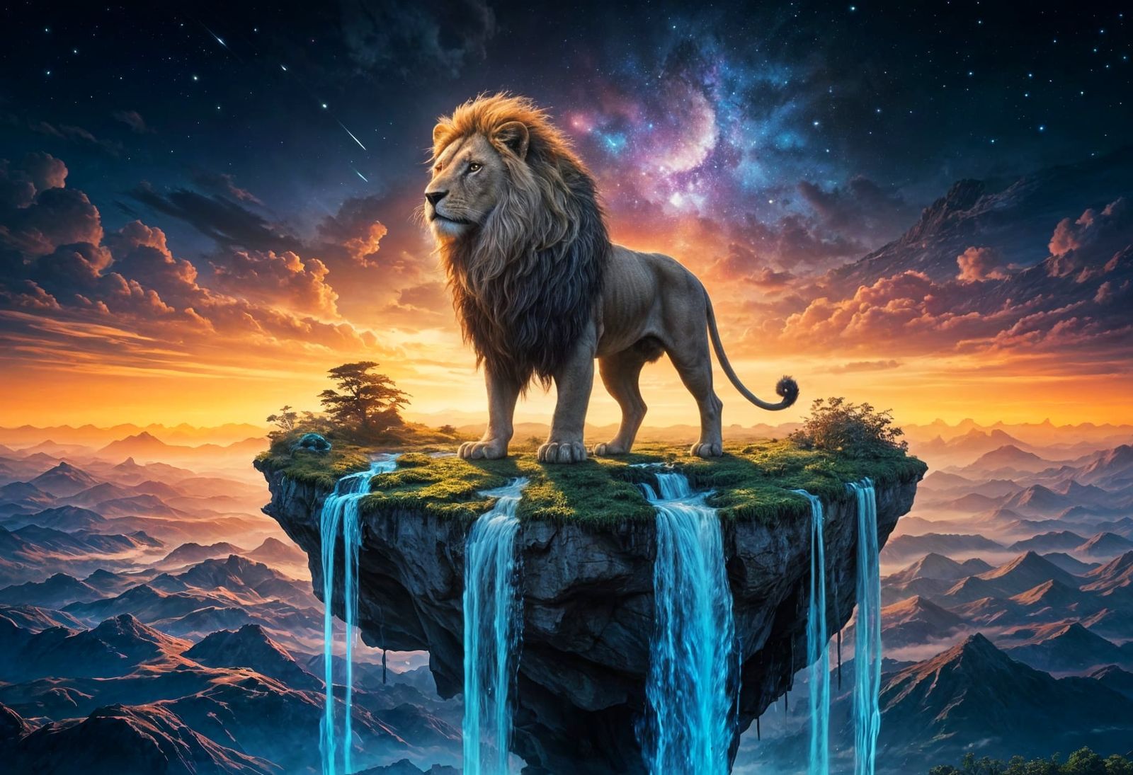 Lion King of the Floating Island