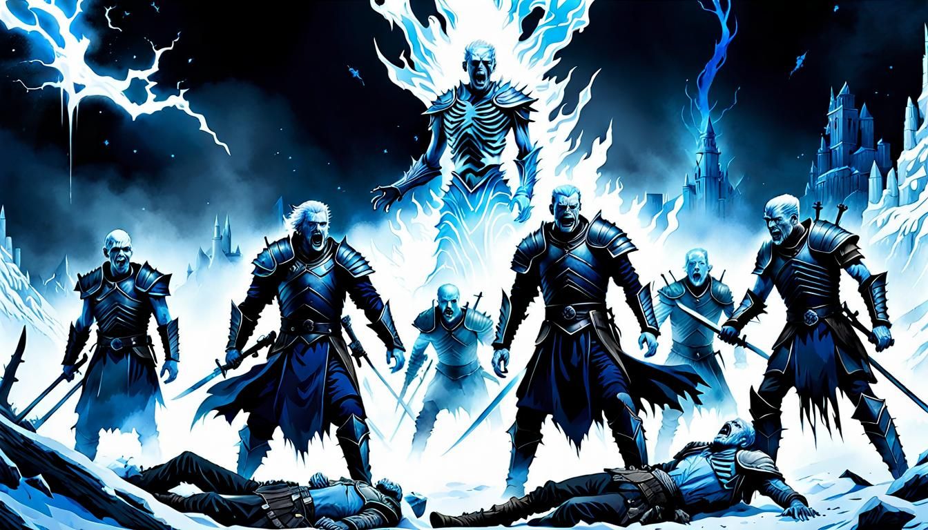 White Walkers of the Game of Thrones \