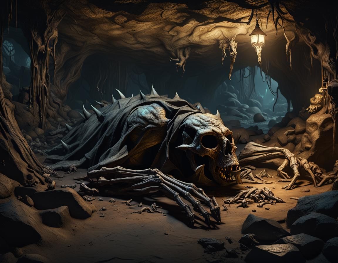 Jeepers Creepers Lair: Dark Fantasy Concept Art