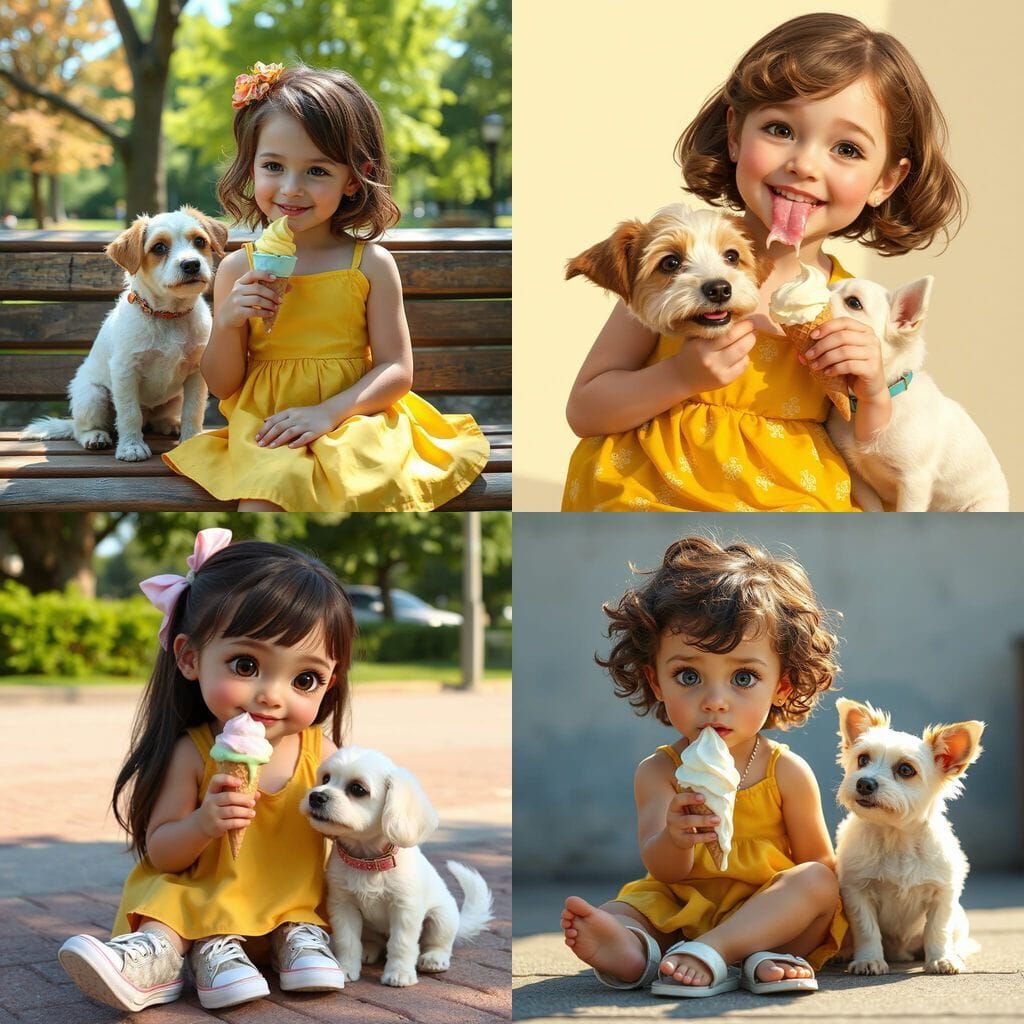 A Little Girl's Sweet Moment Captured in Stunning 8k Resolut...