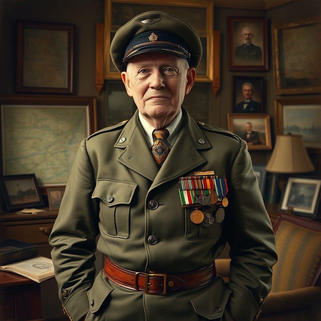 Show your wife how you won medals down in Flanders!