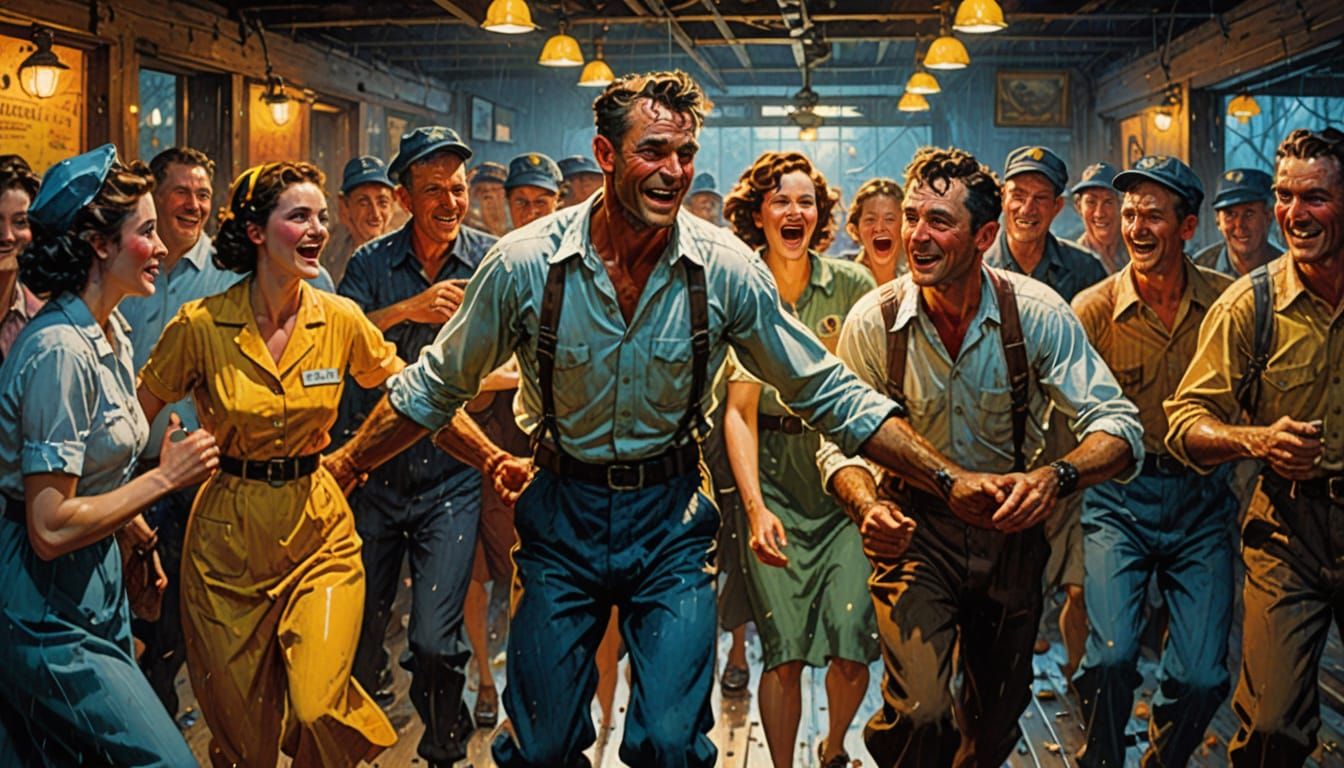 Vibrant Dance Party in a Dreamy Louisiana Bar