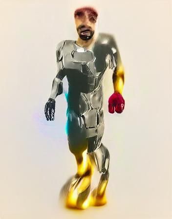Detailed 8K Rendering of Iron Man