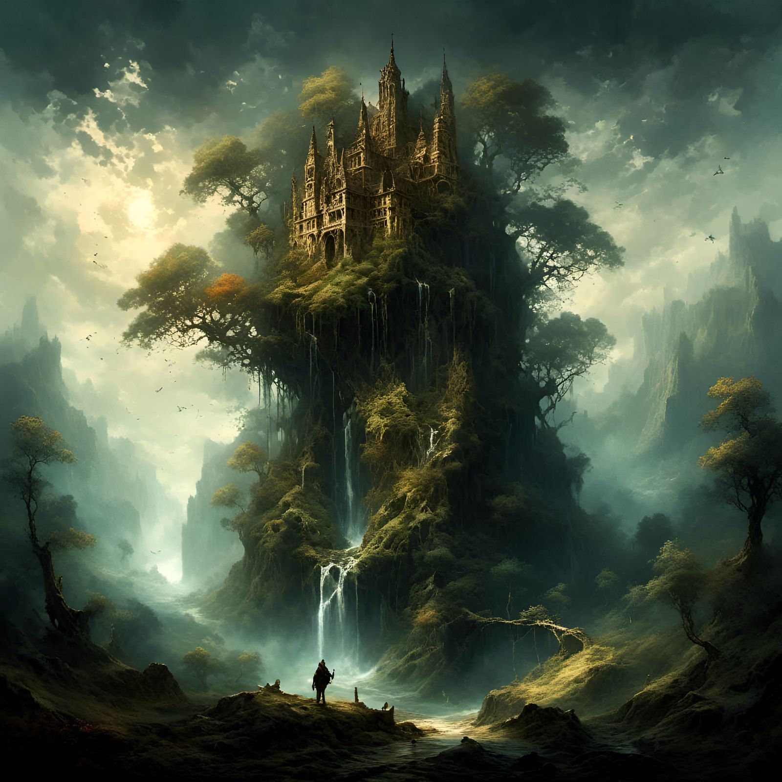 castle in the forest