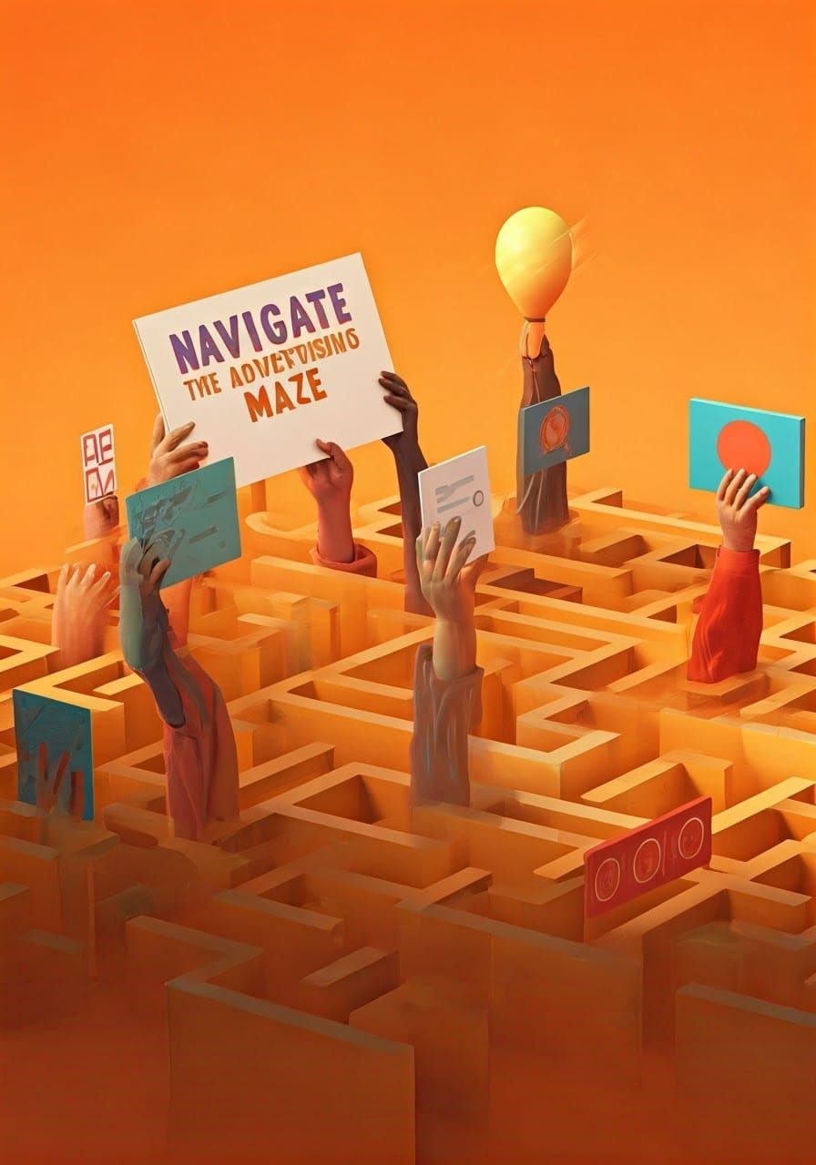 Navigate the Advertising Maze in 3D Toy Style