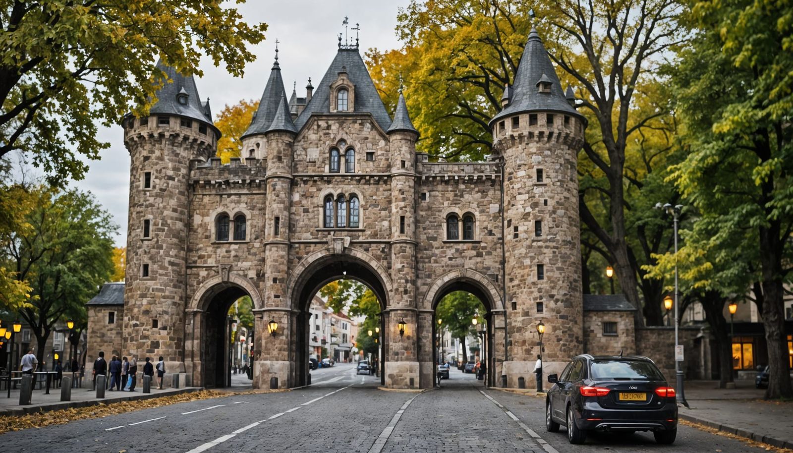 Tannhäuser Gate in Natural Lighting with Bokeh