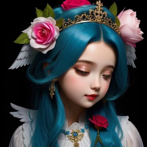 AI Generated Image of a Cherub