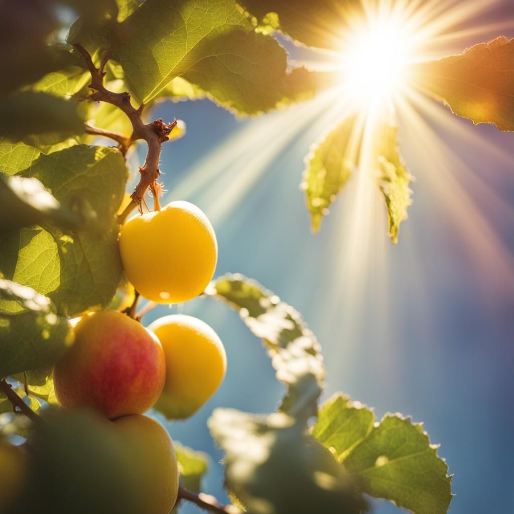 Heavenly Forbidden Fruit in Divine Light