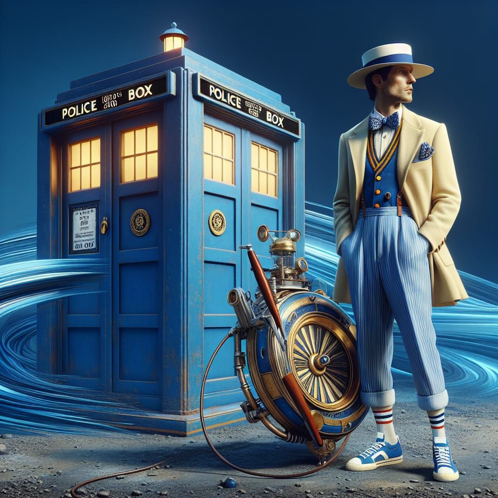 Gallant Time Traveler and the Blue Police Box