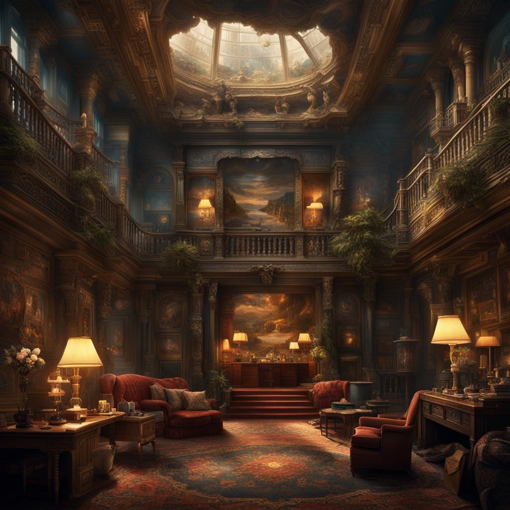 Epic Cinematic Rooms: Digital Matte Painting