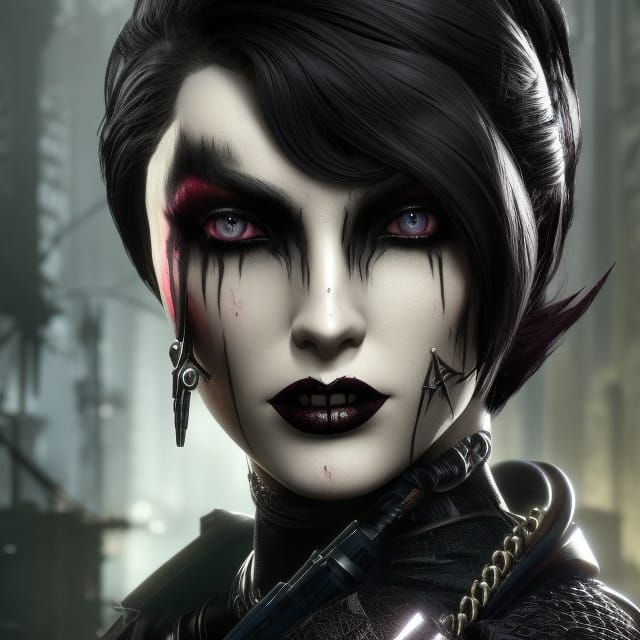 Gothic Vamp in Dieselpunk Style