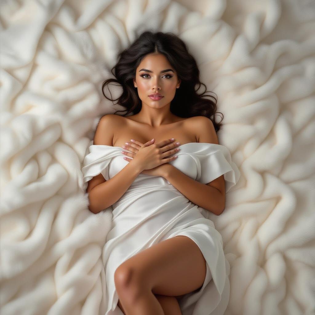 Academic Figurative Study Of Desire in Hyper-Realistic Photo