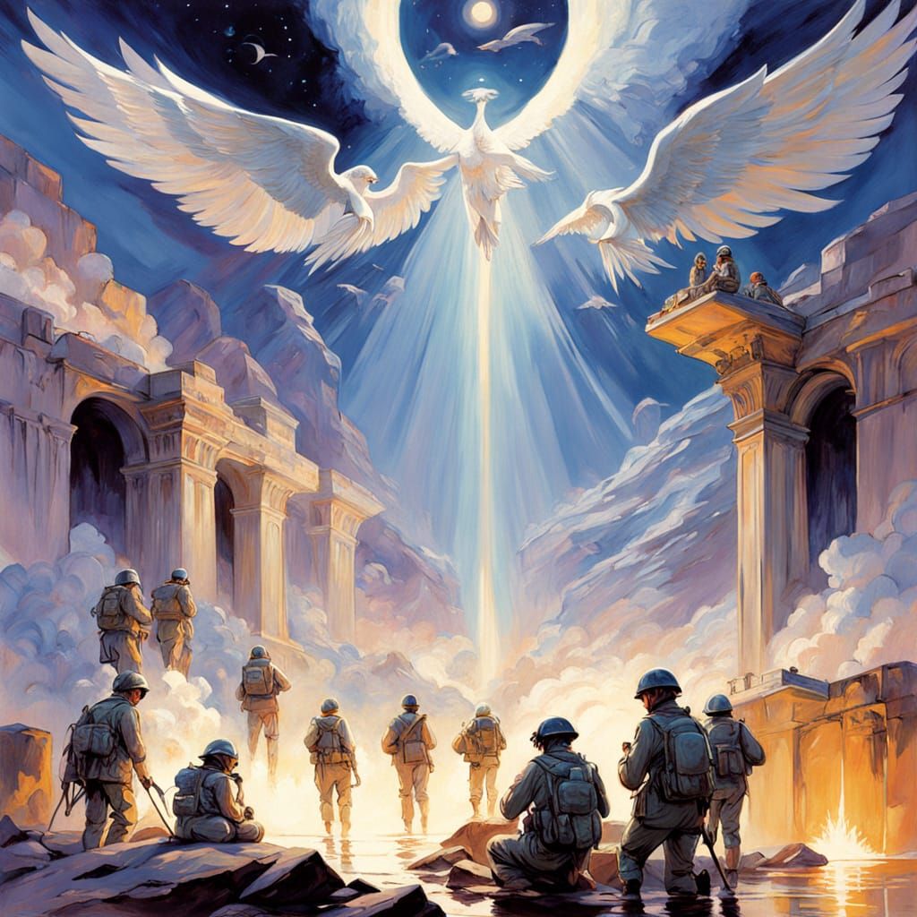 Soldiers Find Comfort in Jam and Guardian Angels Amidst War