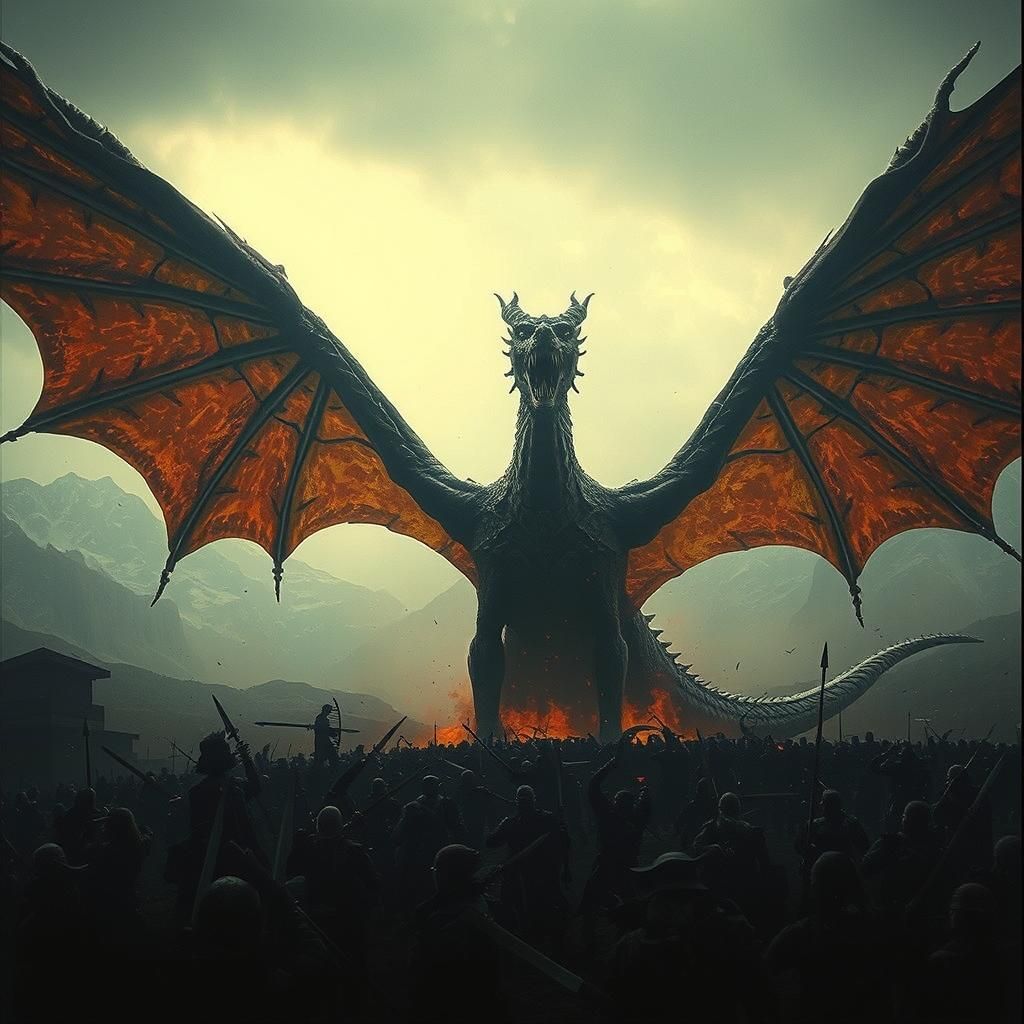 Golden Dragon Unleashes Fury on Battlefield