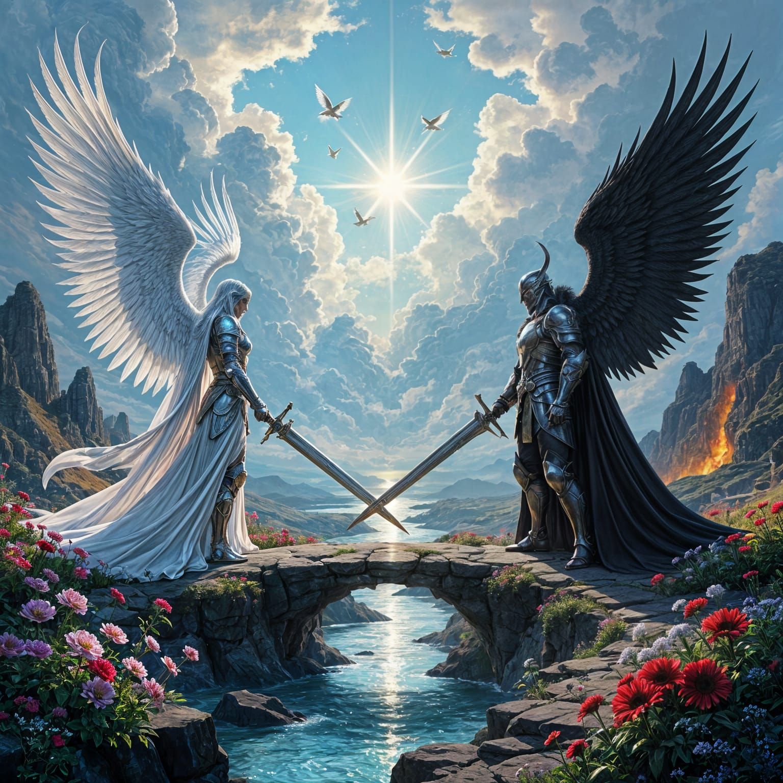 Epic Battle Between Good and Evil