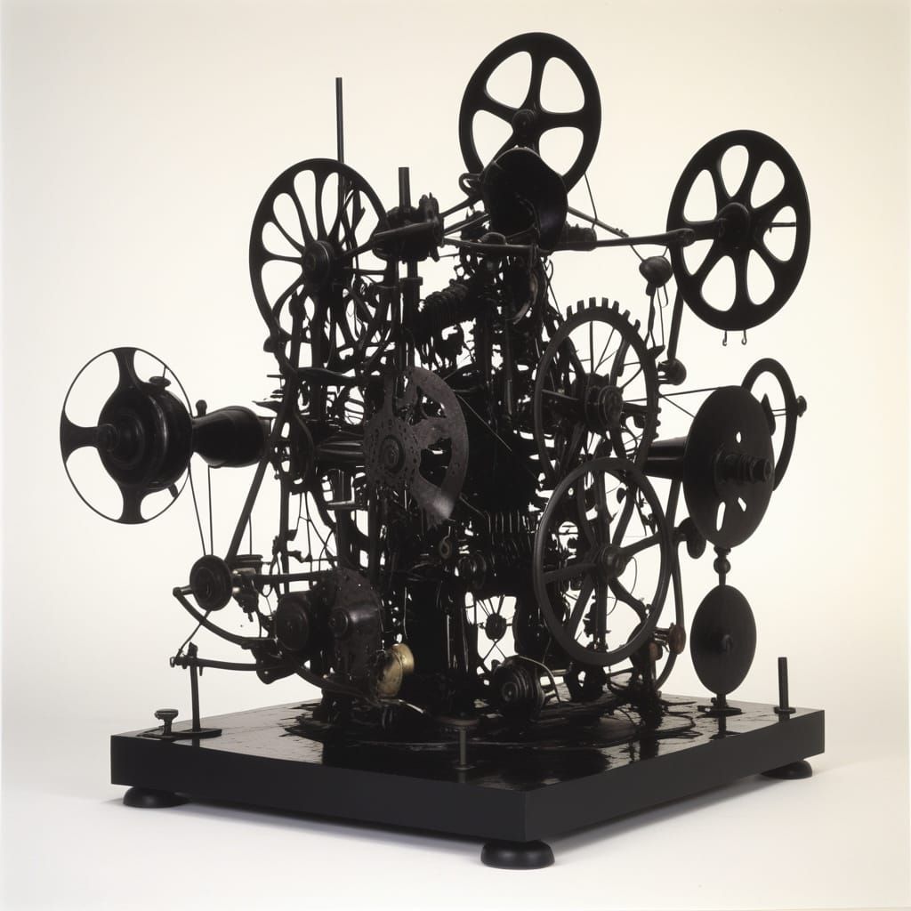 Industrial Grimdark Kinetic Art