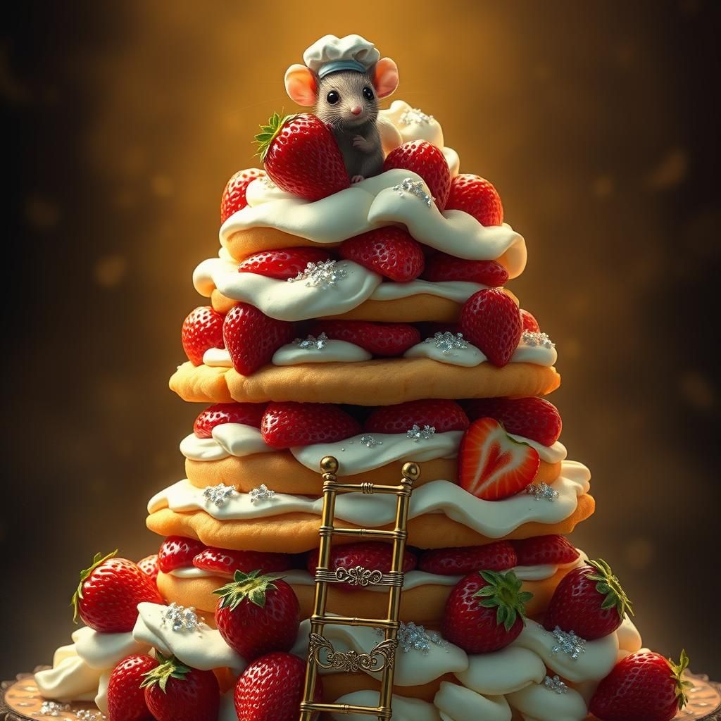 Strawberry Shortcake Masterpiece Inspired by Doré and Rutkow...