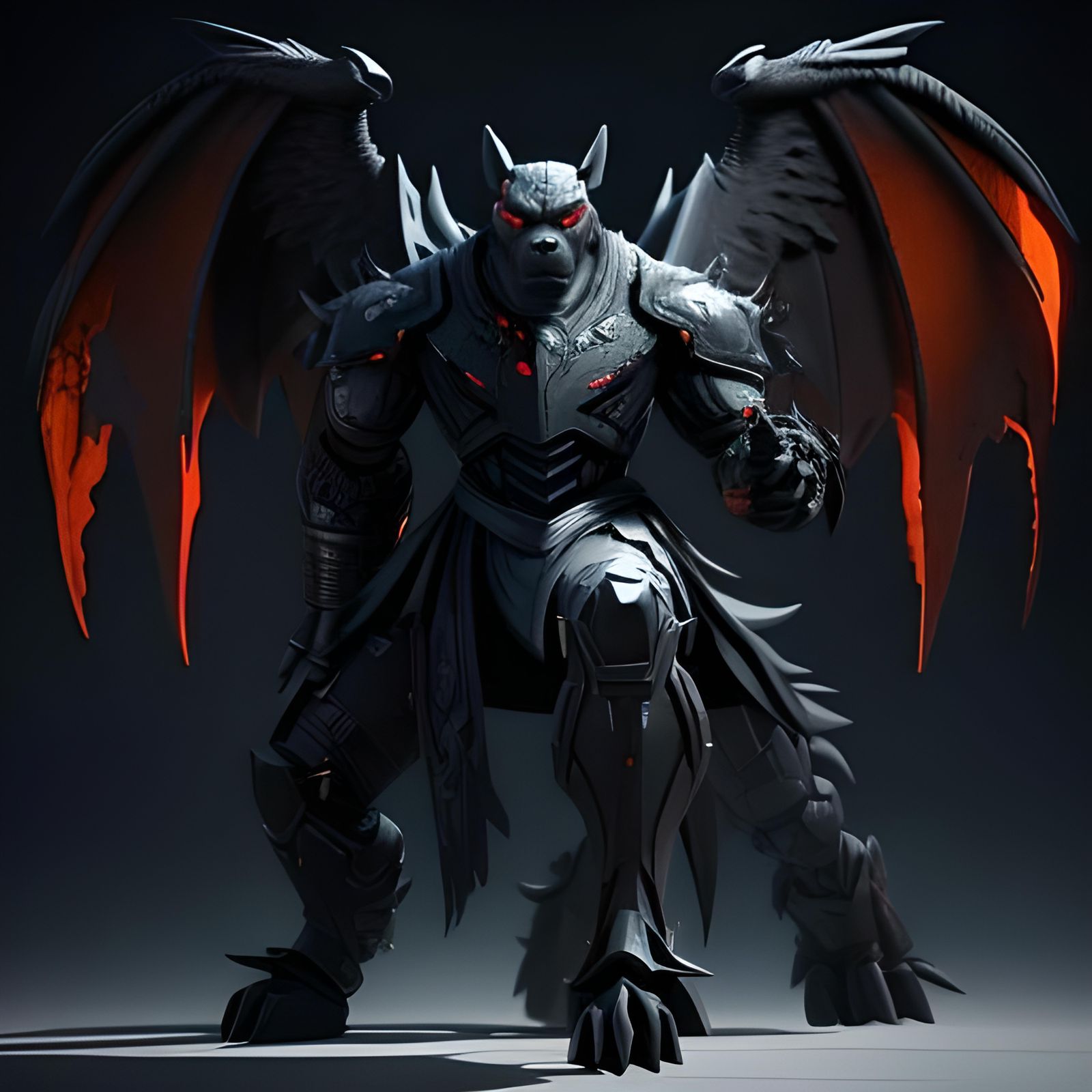 Hellhound Guardian: 3D Cinematic Game Art