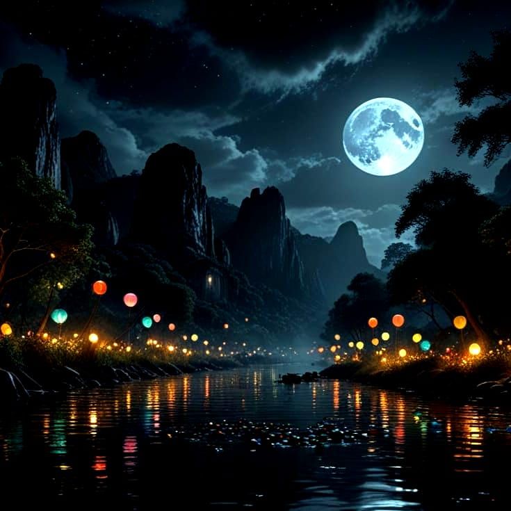 full moon lantern festival