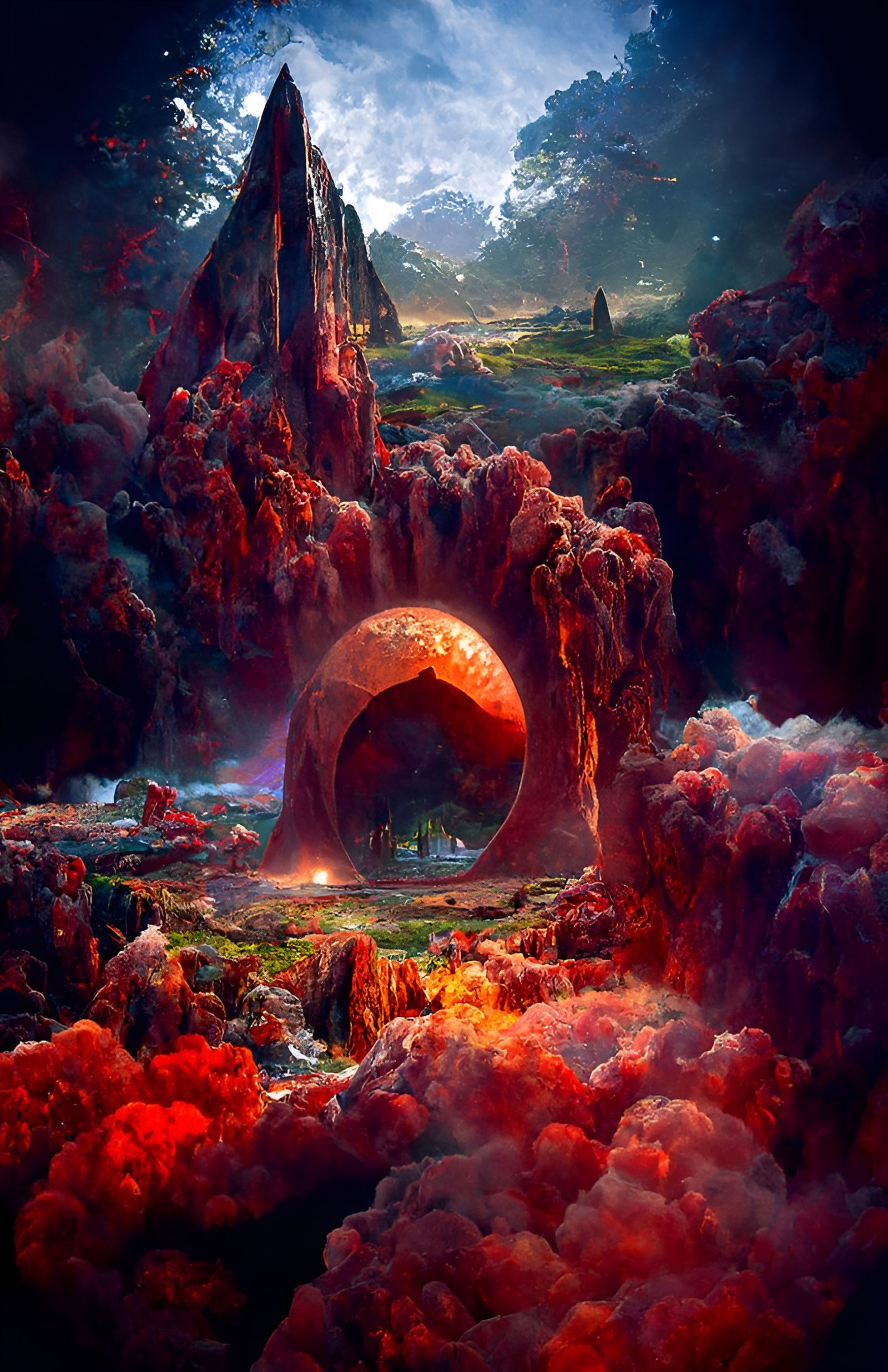 Magic Geode Portal to Alien World
