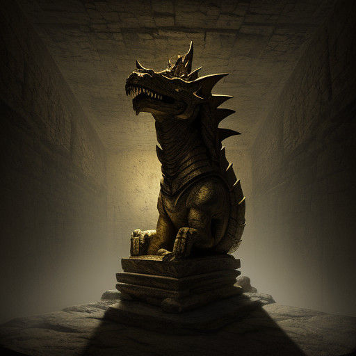 Ancient Dragon Bone in Forgotten Tomb