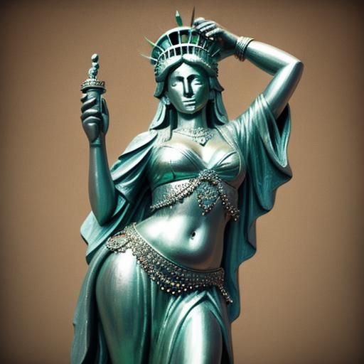 Statue of Liberty as Belly Dancer