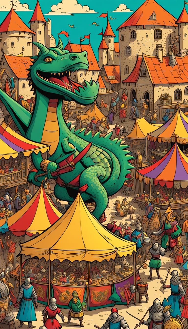 Whimsical book cover for children’s stories