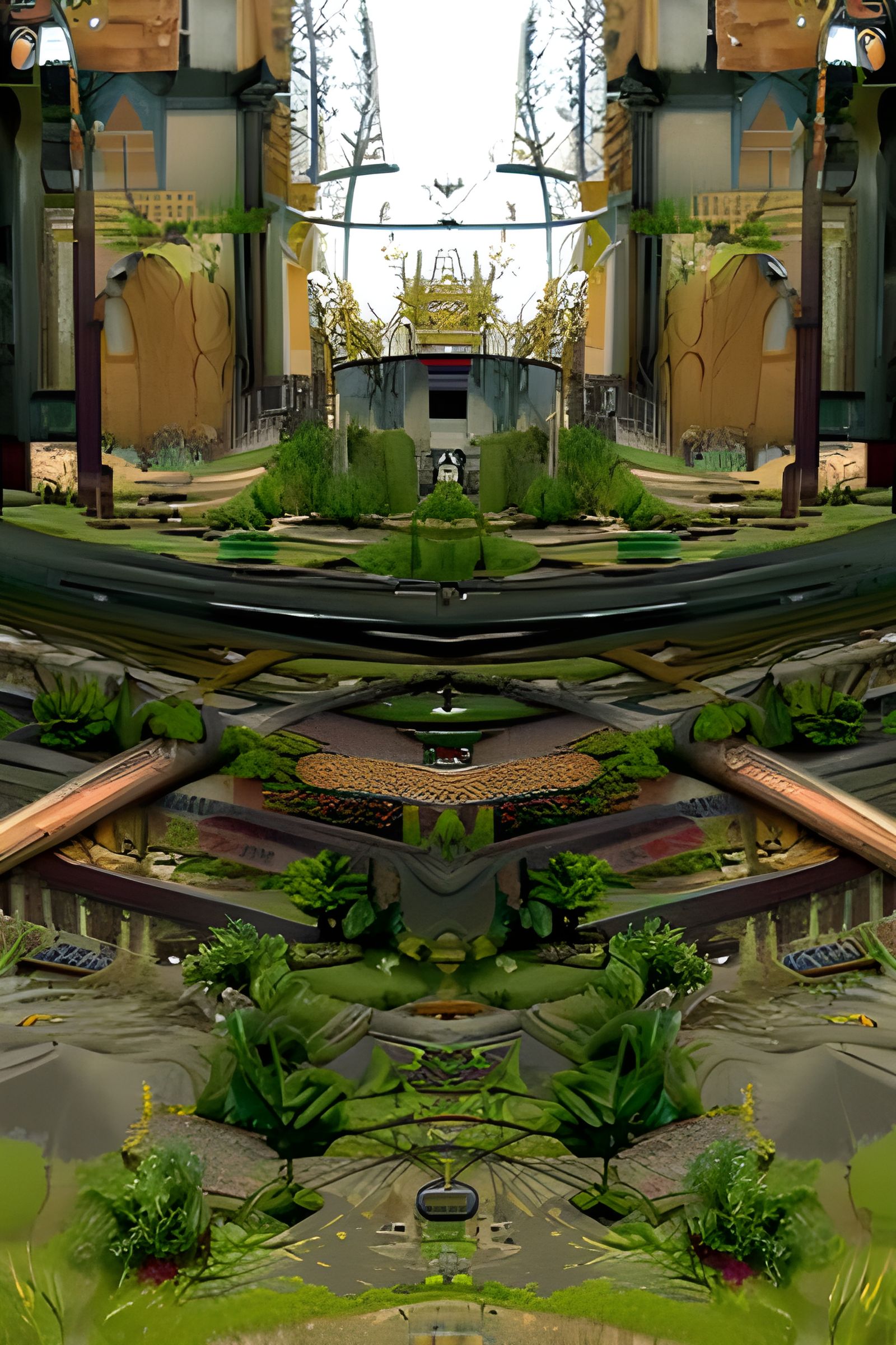 Photorealistic Remnants of Industrial Decay