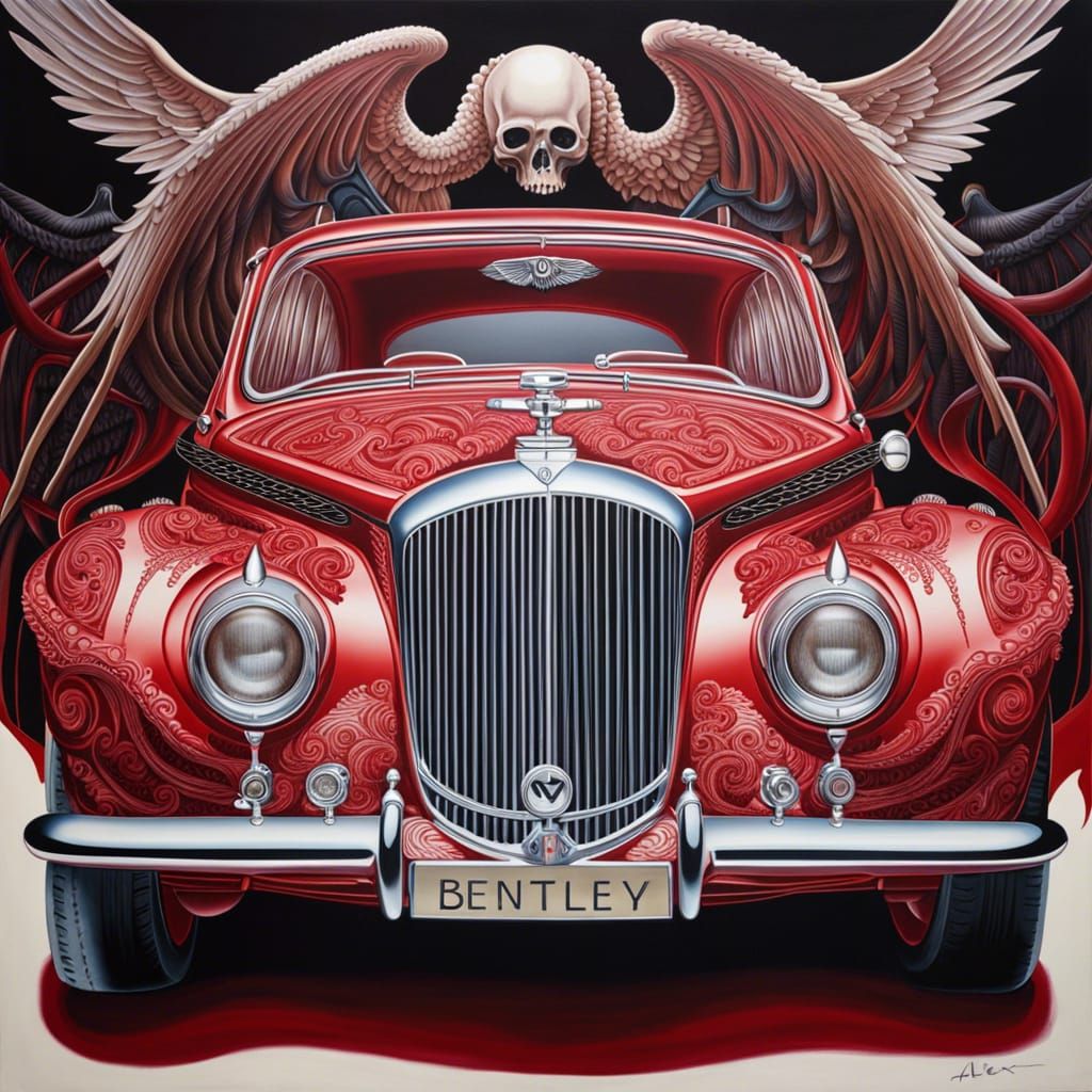 Lovecraftian Car Made of Bone and Muscle