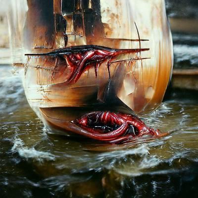 Disturbed: An Oil Painting by Gurney