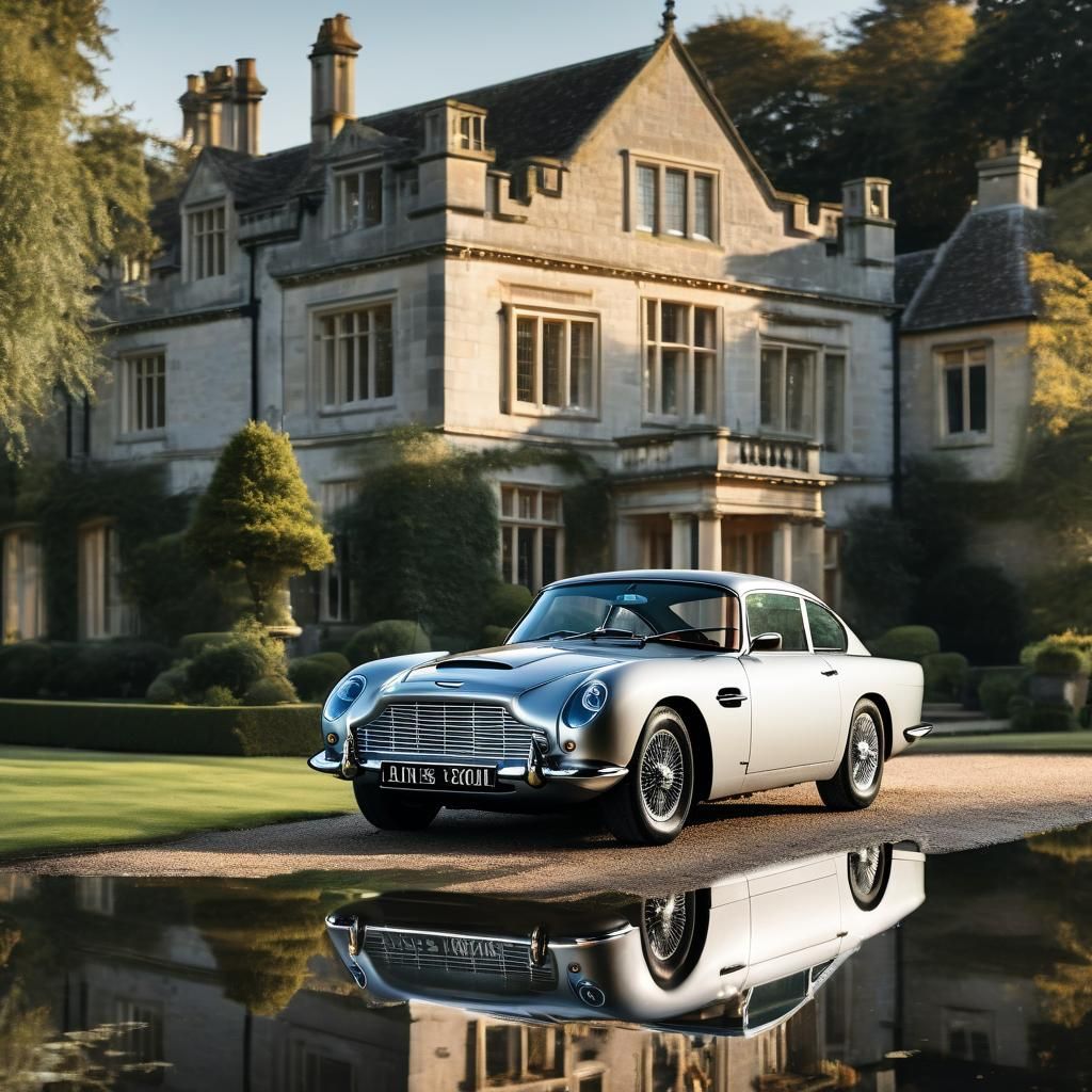 Aston Martin DB5 and James Bond Car Photography