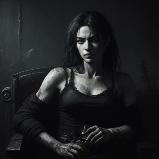 Anarchistic Queen in Decaying Urban Wasteland