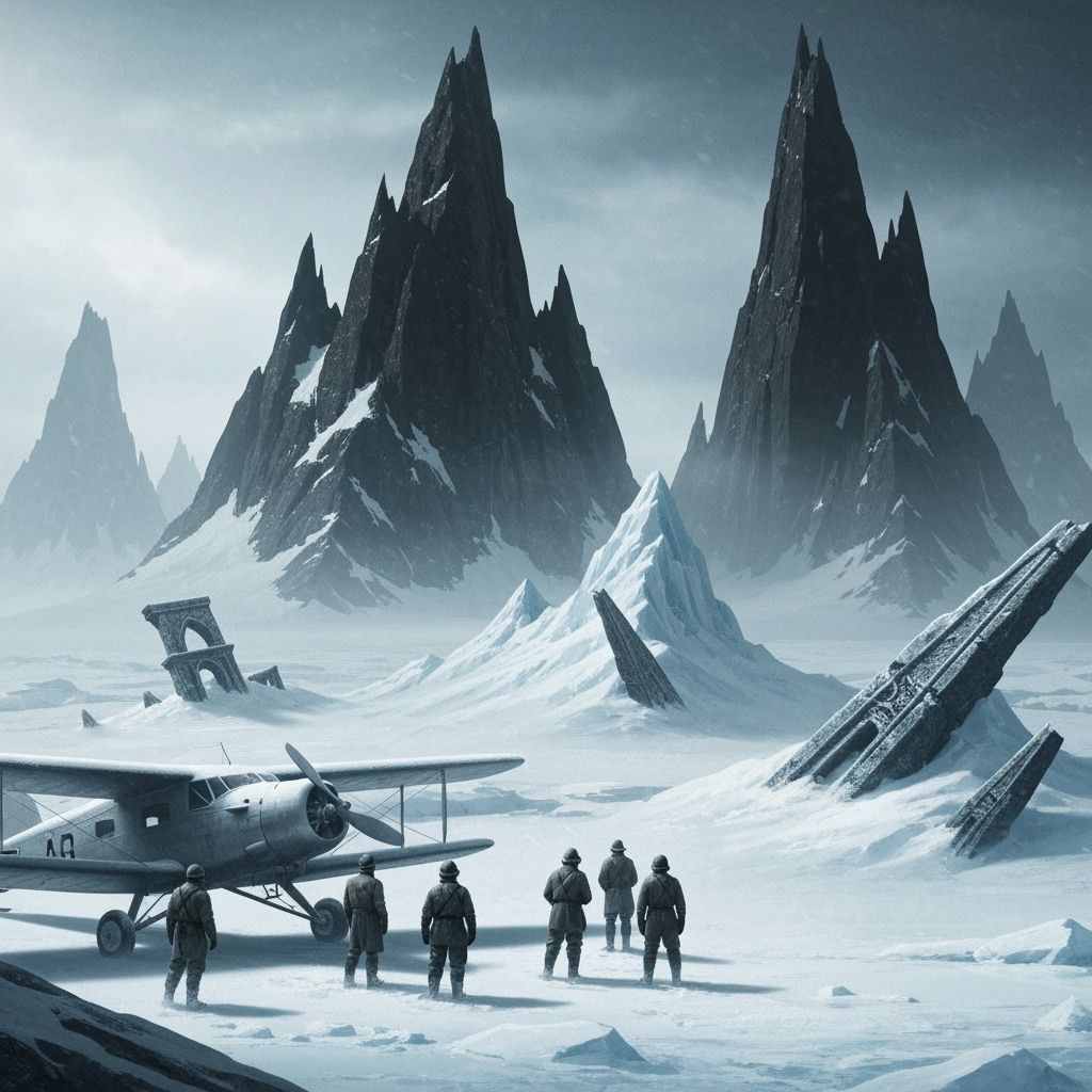 Lovecraftian Antarctic Expedition: Alien Mountains and Dread