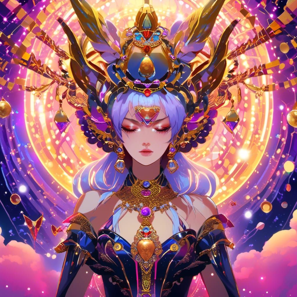 Sci-Fi Leopard Humanoid Sleeps Among the Stars