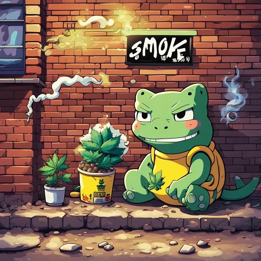 Bulbasaur, Bart Simpson, and Graffiti Art