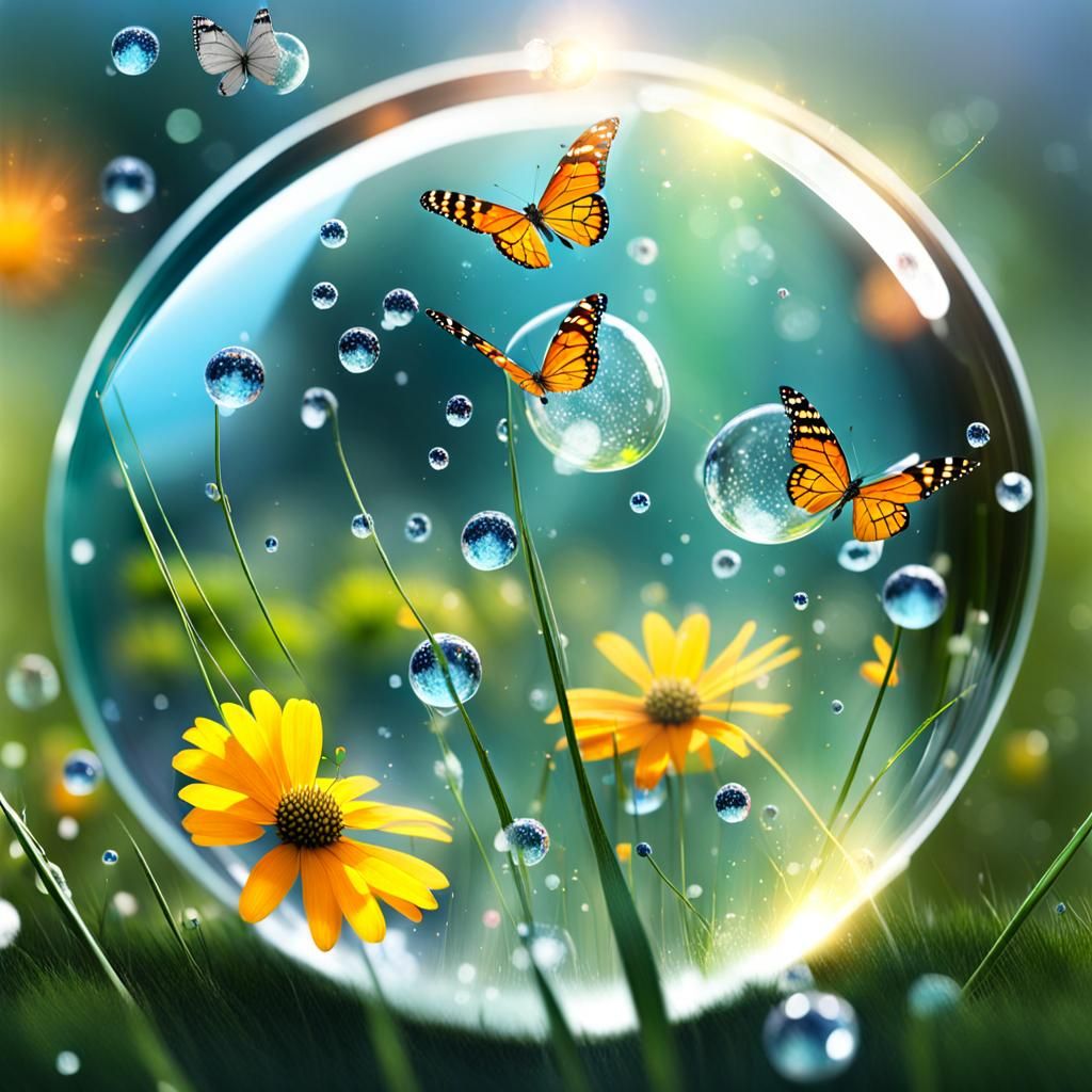 AI Generated Image of Butterflies