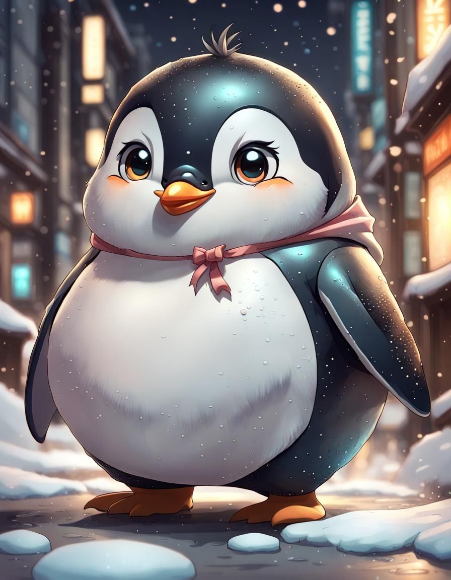 Fat Bird January penguin edition