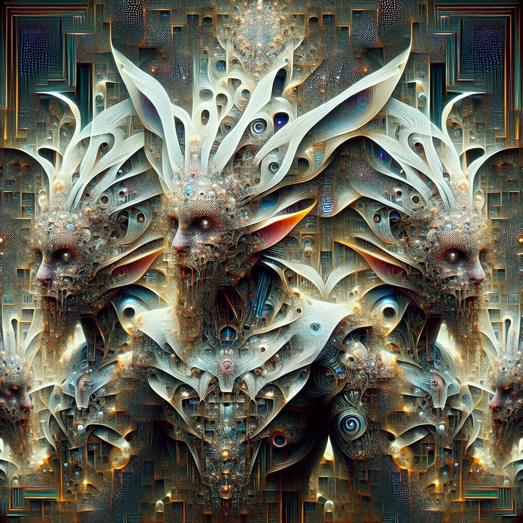 Holographic Metamorphosis of a Masked Elf Identity