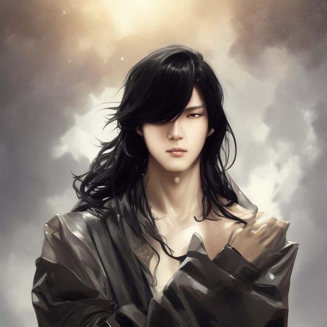 Handsome Manhwa Prince Portrait in 8K Resolution