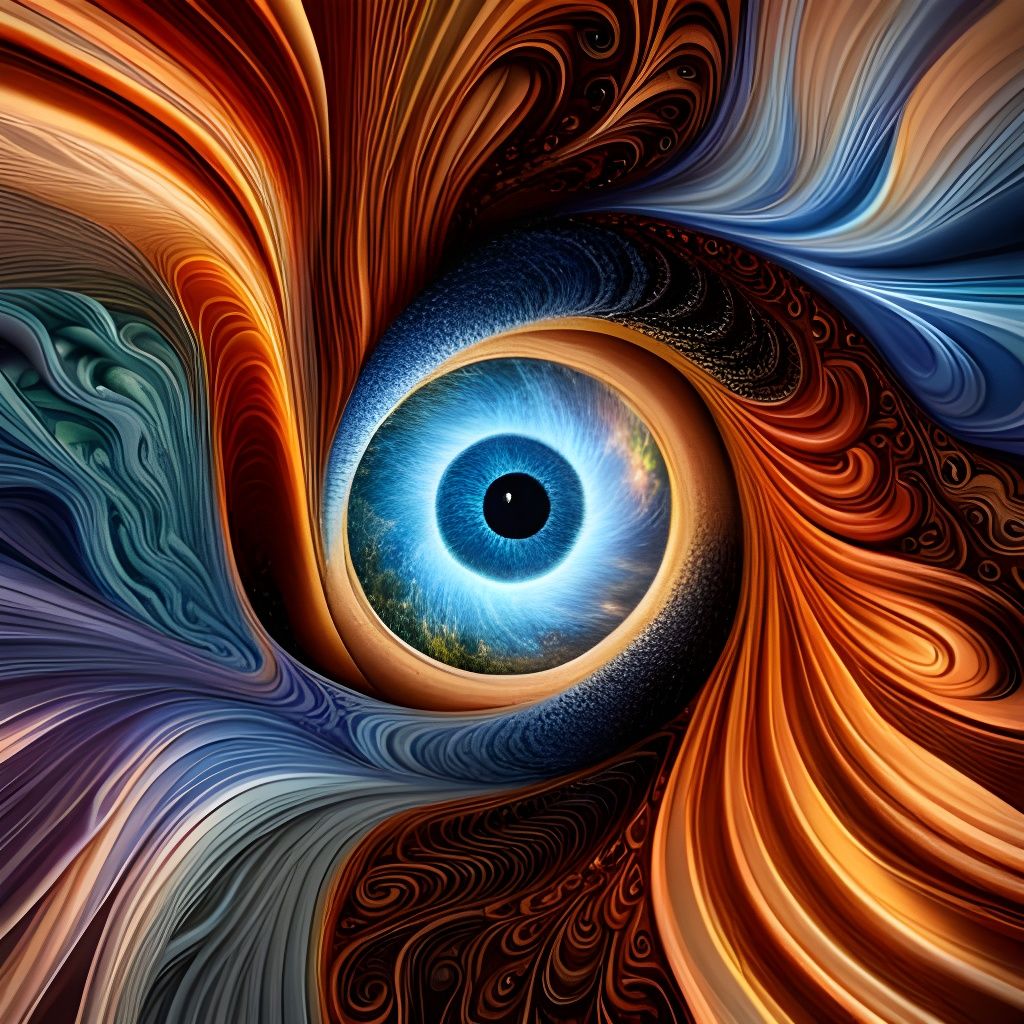 Nebula Eyeball: Galaxy Portal in Macro Photography