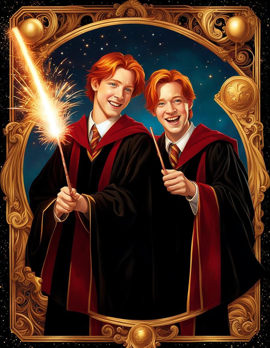 Weasley Twins - Tarot Card Series