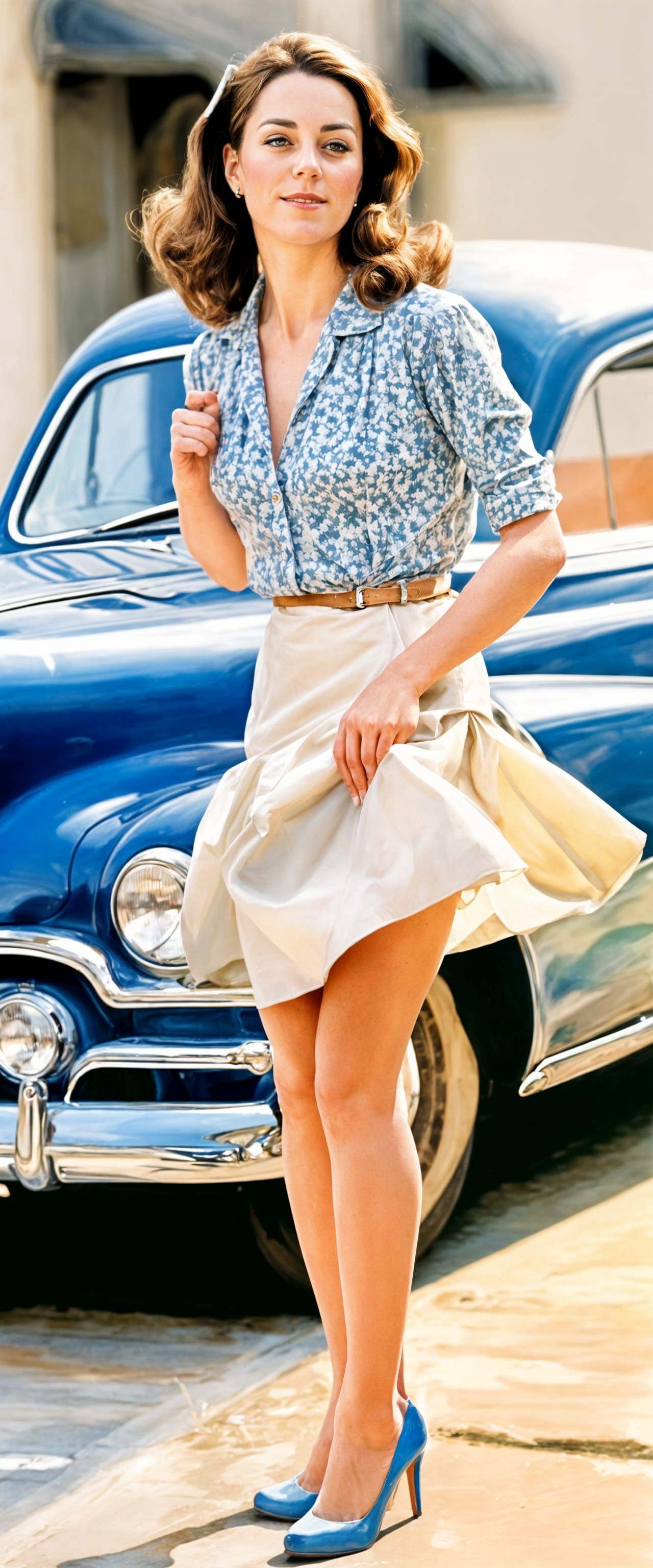 Kate Middleton in Elegant 1940s Elegance