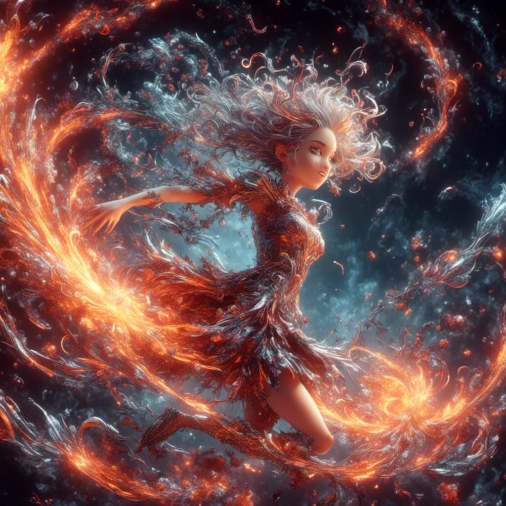 Holly Quinn in Action: Cel-Shaded Manga Anime