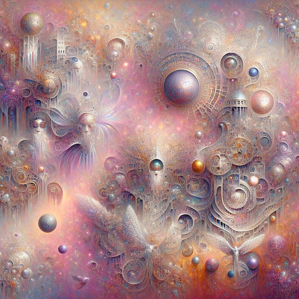 Pastel Goth Human Rights in Surrealist Style