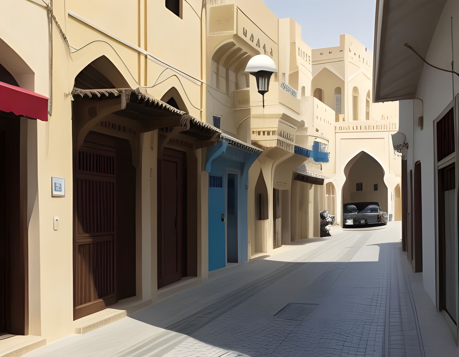 Streets of Muscat, Oman: An Urban Landscape